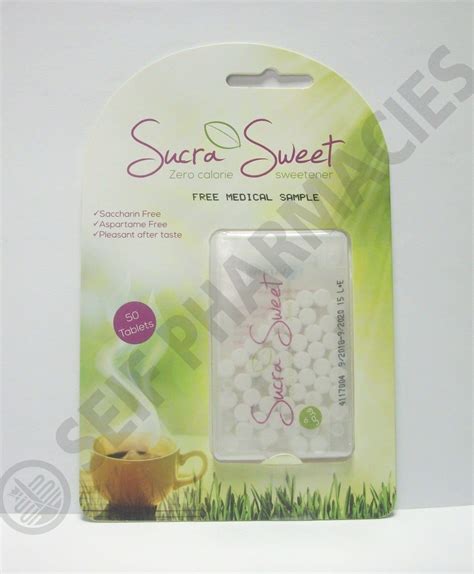 sucra sweet 50 tab sugar