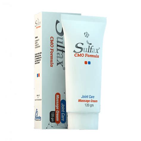 sulfax (cmo formula) massage cream 120 gm