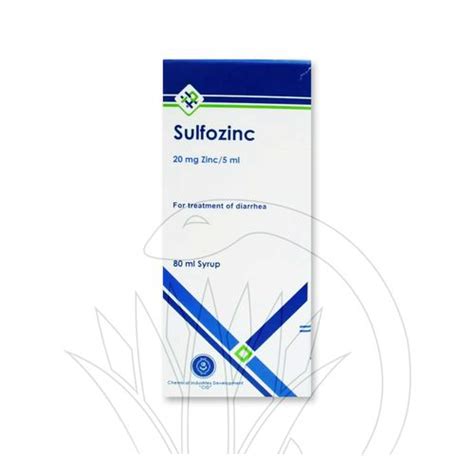 sulfozinc 20mg/5ml syrup 80ml