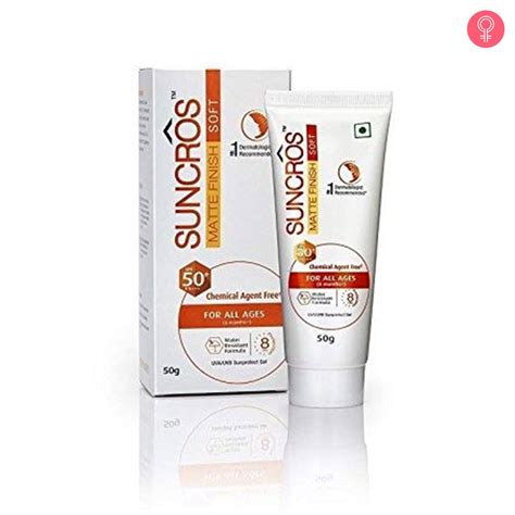 suncross spf 50+ sunscreen cream 75 gm