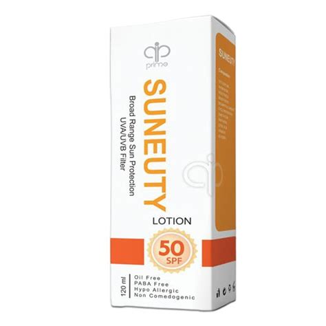 suneuty 50 spf lotion 120 ml