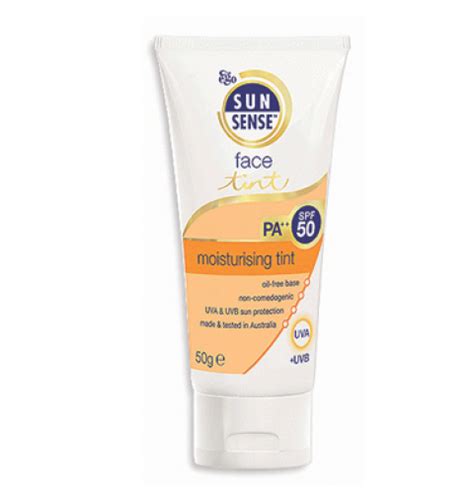 sunsense face tint cream 50 gm