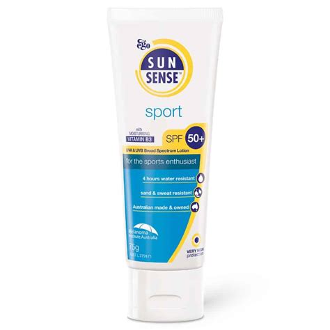 sunsense sport cream spf 50+ 75 gm