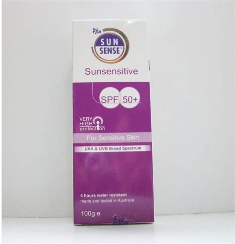sunsense sunsensitive cream spf 50+ 100 gm
