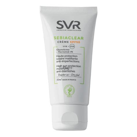 svr sebiaclear creme spf50 - 50 ml