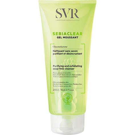 svr sebiaclear gel moussant 200 ml