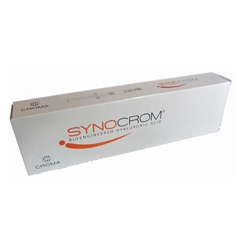 synocrom 10mg/ml intra-articular 3 prefilled syringe