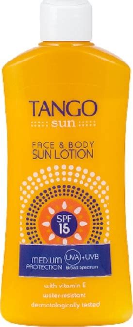 tango sun tan spf 12 lotion 100 ml