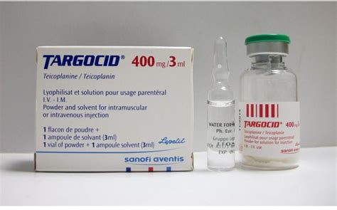 targocid 400mg vial for i.v/i.m inj.