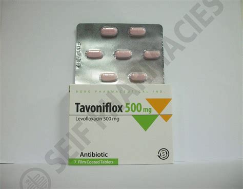 سعر دواء تافونيفلوكس 500مجم 7 اقراص