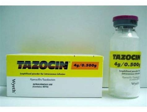 سعر دواء tazocin 4.5 gm vial