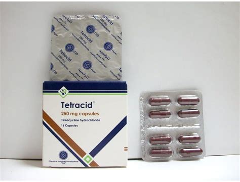 tetracid 250 mg 16 cap.