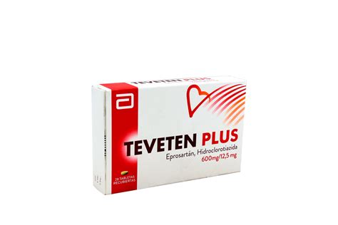سعر دواء teveten plus 600mg/12.5 28/t