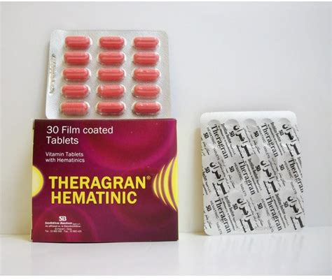 سعر دواء theragran hematenic 30 tab.