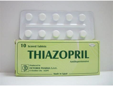 سعر دواء thiazopril 20/12.5mg 10 tab.