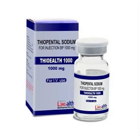 thiopental 1g i.v. vial