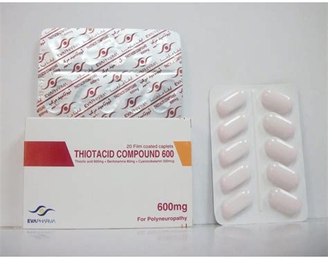 thiotacid compound 600 mg 20 f.c.caplets