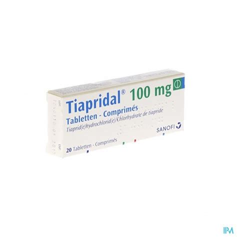 سعر دواء tiapridal 100mg 20 tab.