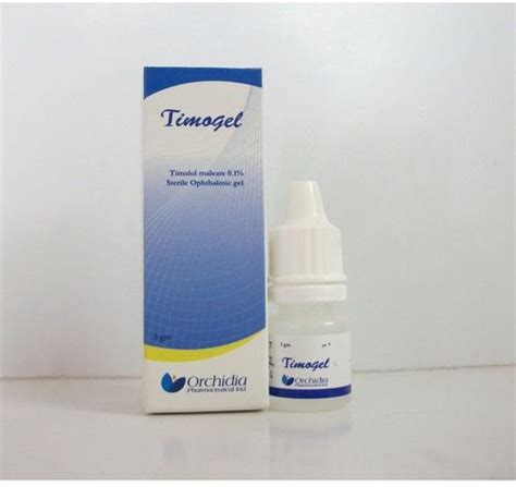 timogel 0.1% ophth. gel 5 ml