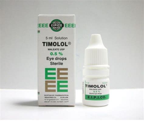 timolol 0.5% eye drops 5 ml