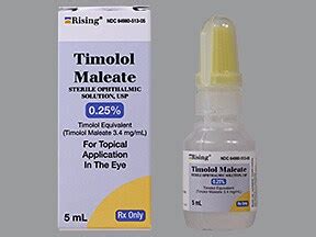 timolol maleate 0.25% eye drops u.s.p.27