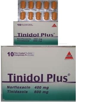سعر دواء tinidol plus 10 f.c. tab.
