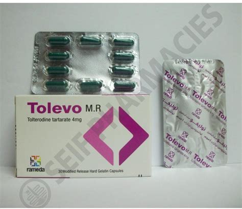 سعر دواء tolevo m.r. 4 mg 30 caps.