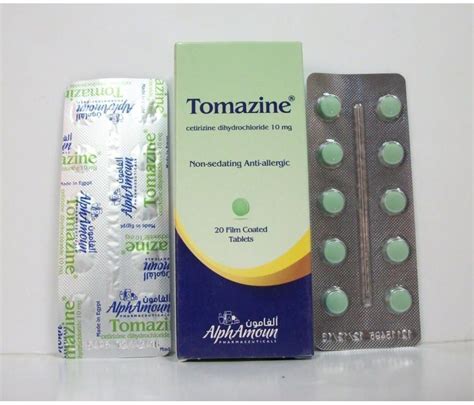 سعر دواء tomazine 10mg 20 f.c. tabs.