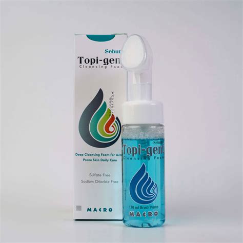 topi-gent sebum cleansing foam 150 ml