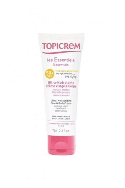 topicrem ultra-moisturizing face cream light 75 ml