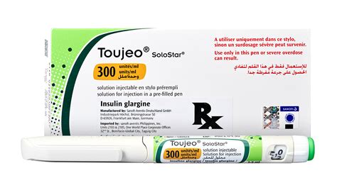 toujeo solostar 300 i.u./ml 1.5 ml 3 pens