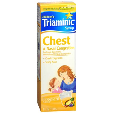 triaminic chest congestion syrup 100ml