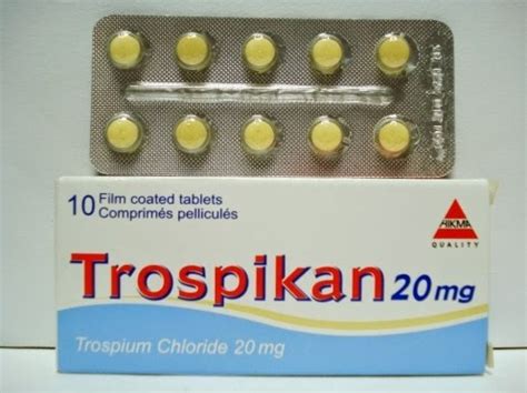 سعر دواء trospikan 20mg 10 f.c. tabs.