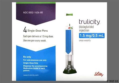 trulicity 1.5mg/0.5ml 4 pre-filled pens