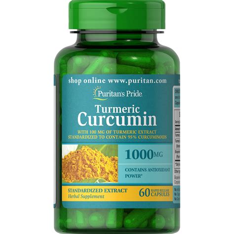 turmeric curcumin 1000 mg 60 caps. (illegal import)