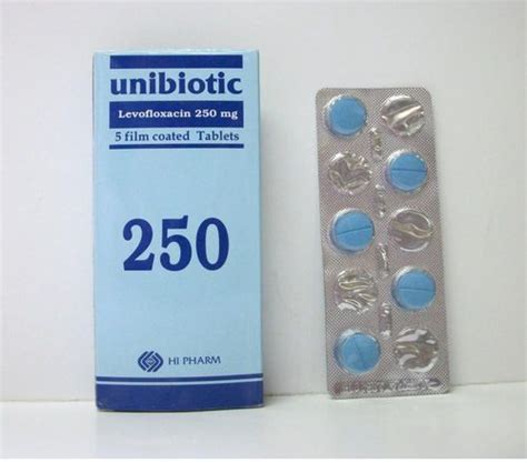 سعر دواء unibiotic 250mg 5 f.c.tab.
