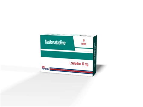 سعر دواء uniloratadine 10 mg 20 tabs.