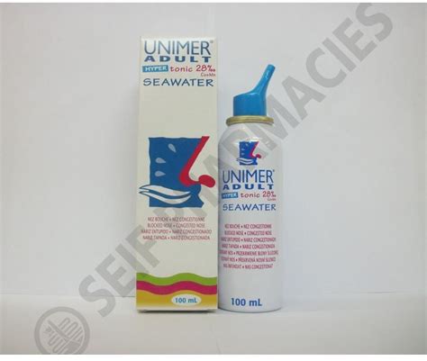 unimer adult hypertonic 28% nasal spray 100ml