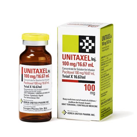 unitaxel 30mg/5ml vial (100mg) i.v inf.