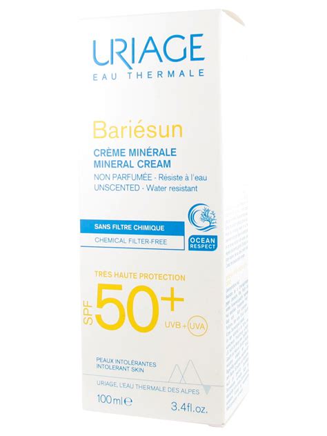 uriage spf 50+ mineral cream 100ml