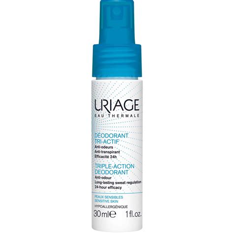 uriage triple-action deodorant (tri-actif) 30ml