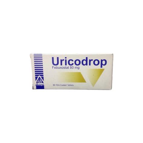 سعر دواء uricodrop 80 mg 30 f.c. tabs.