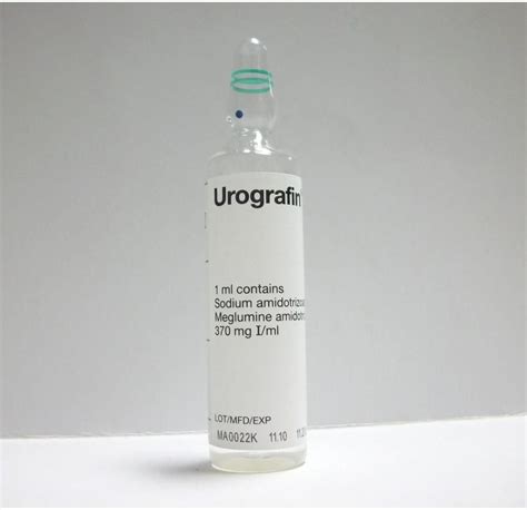 urografin 76% (aqueous solution) 10 amp. 20 ml