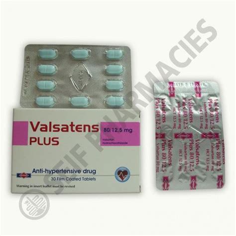 سعر دواء valsatens plus 80/12.5mg 30 f.c. tab.