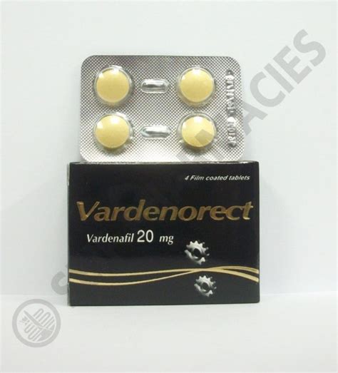 سعر دواء vardenorect 20 mg 4 f.c. tabs
