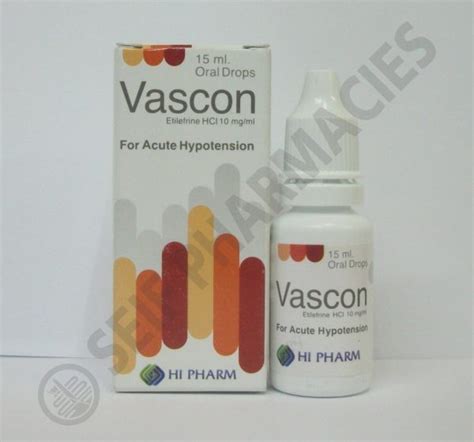سعر دواء vascon 1% oral drops 15 ml