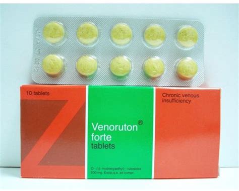 سعر دواء venoruton forte 500mg 10 tab.