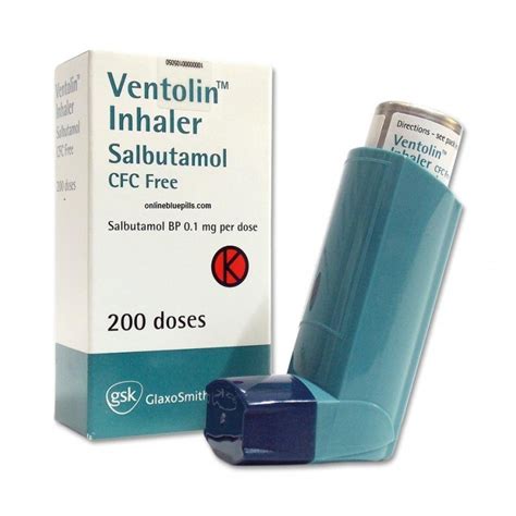 ventolin evohaler 100mcg/actuation inhaler