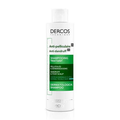 vichy dercos anti-dandruff shampoo normal to oily hair 200 ml