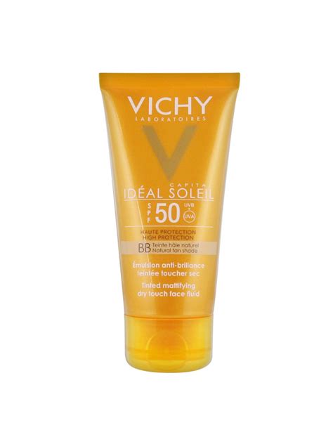 vichy ideal soleil spf 50 bb tinted dry touch face fluid 50 ml
